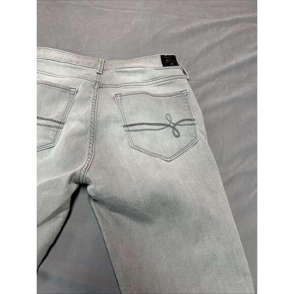 Denizen Jegging Smoke Grey Denim Jeans Women's Size 9-W29 Compression Stretchy - Picture 15 of 16